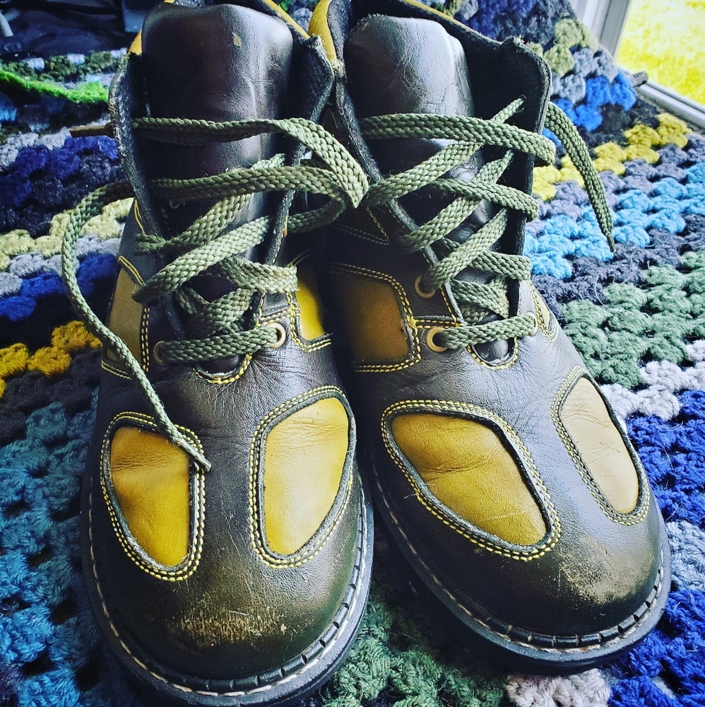 John Fluevog Allen Sport Boots (green)